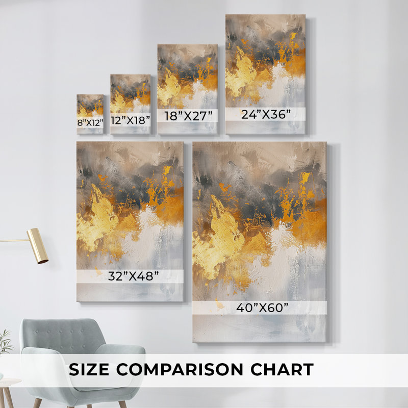 Série ABSTRACT CDXLVII - Toile tendue avec châssis Premium - Prêt à être accroché, H 12 po x l 8 po