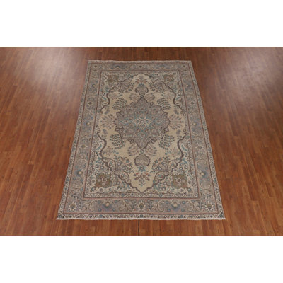Handmade Floral Traditional Area Rug 7x10