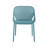 Modern Minimalist Plastic & Metal Outdoor Dining Chair with Lattice Back-124215899