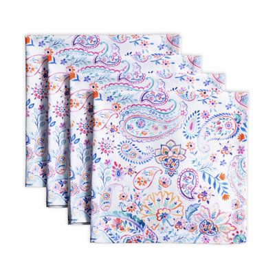 100% Cotton Paisley Square Napkin