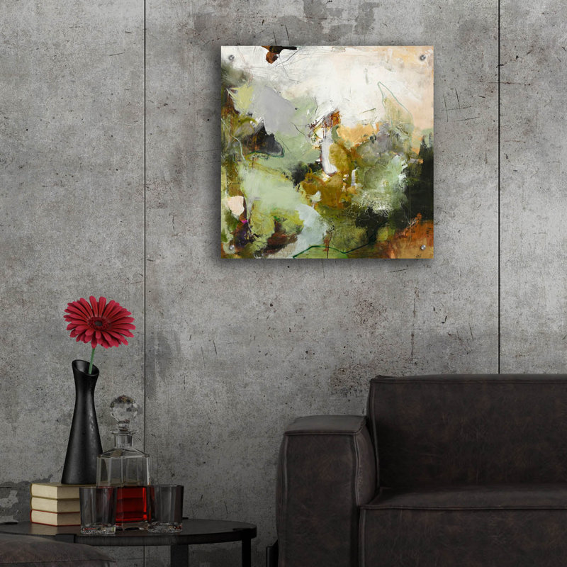  «Evergreen 1» par Design Fabrikken, art mural en verre acrylique, H 24 po x l 24 po