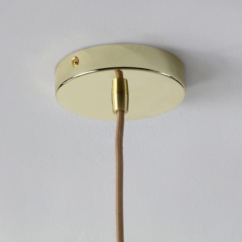 Sovev - Light Brass Shaded Pendant, 1