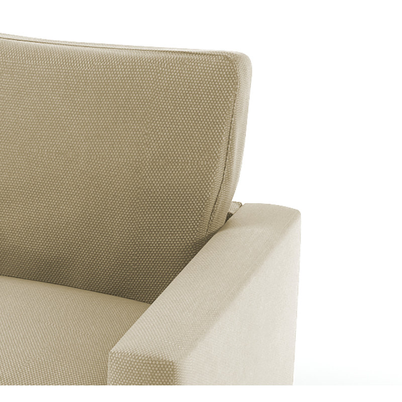 Mizpah Upholstered Armchair, Cream