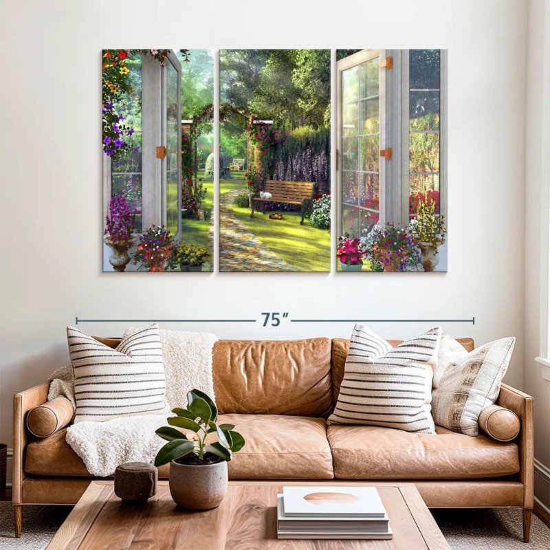 Senne Home Garden View, 42" H x 65" W