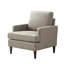 Fauteuil Clancy avec pieds en bois massif-129459924