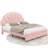 Burlyn Upholstered LED Bed Frame with Drawer & Adjustable Headboard-1044896650-1044642463