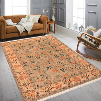 Wool Floral Rug