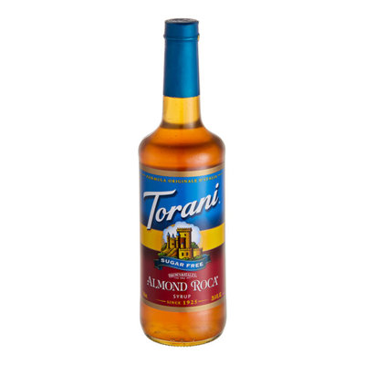 Bouteille en verre de 750 ml Torani sans sucre amande Toroca WS-880371056