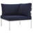 Modway Harmony 5 Piece Outdoor Patio Aluminum Sectional Sofa Set-1461884083
