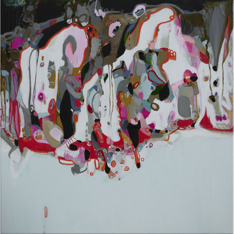 "Pause in Time" par Marti Leroux - peinture sur toile tendue