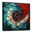 «Red Blue Majestic Motion Spiral II - Abstract Spirals», art mural-95909633-95909635