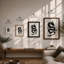 Fierce Dragon Seal Japandi - Print-729742708-729742704