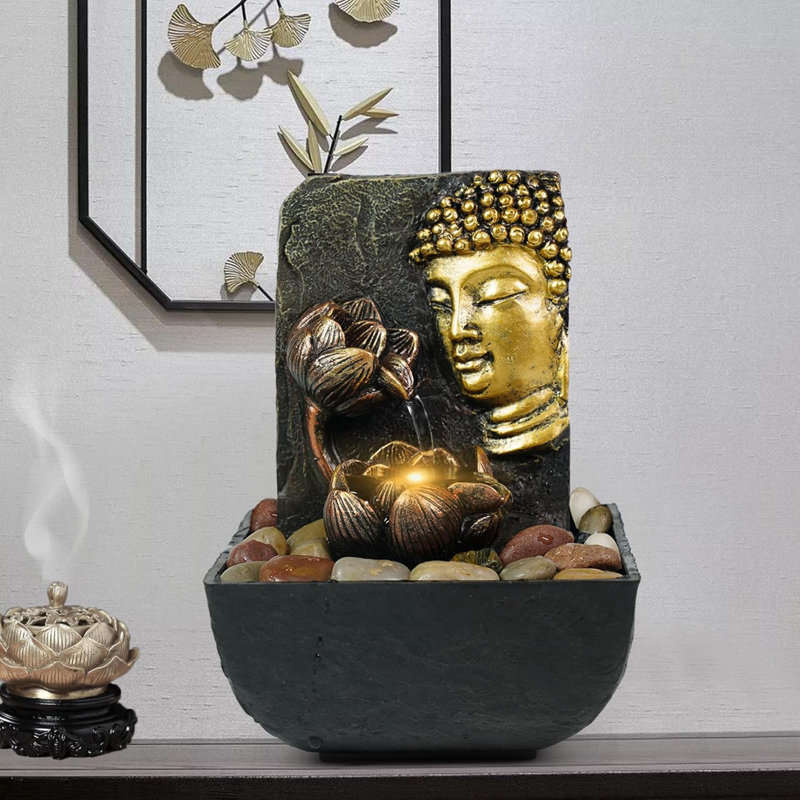 Desktop Zen Waterfall Meditation Fountain