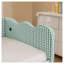 Lit de jour simple Cozy Gingham avec couchette et port de charge USB, cadre de canapé en forme de vague pour chambre d'enfant-1051294519