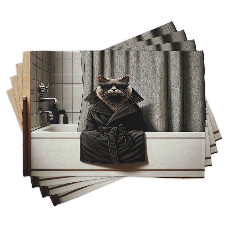 Ensemble de 4 napperons Ambesonne