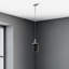 Luminaire suspendu cylindrique unique à 1 lumière-945552746