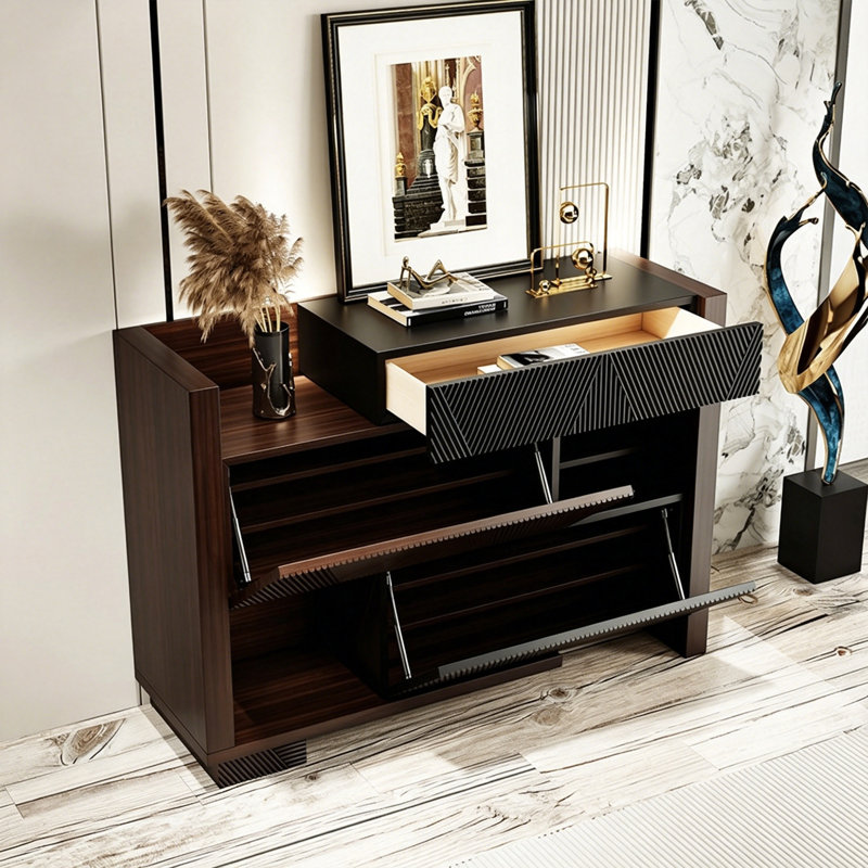 Armoire d'extension cloisonnée de style italien, Black/Brown
