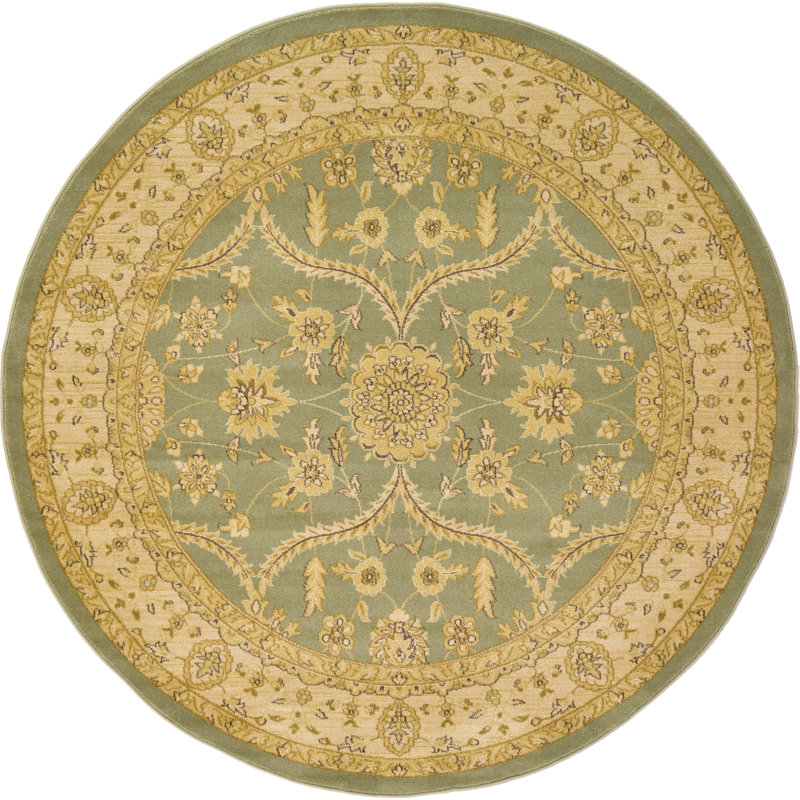 Moore Oriental Indoor Rug, Round 6'1" x 6'1"