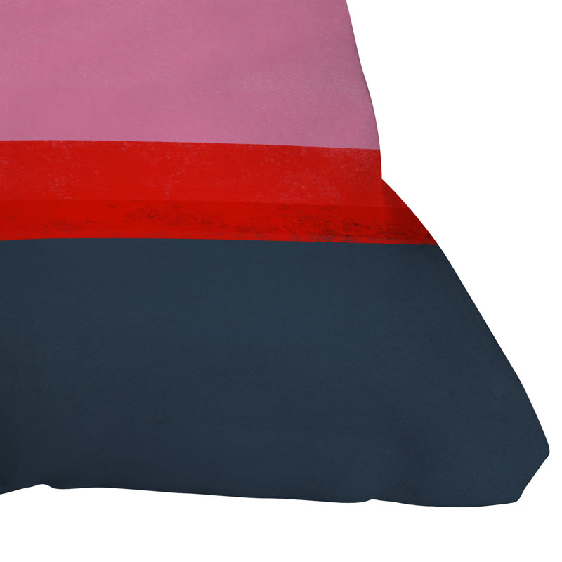  Coussin décoratif rayé intérieur / extérieur en polyester, 20 po x 20 po
