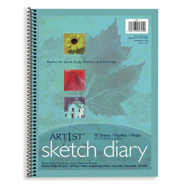Compact and Portable Sketch Folio 1 Drawing Kit with Art Supplies