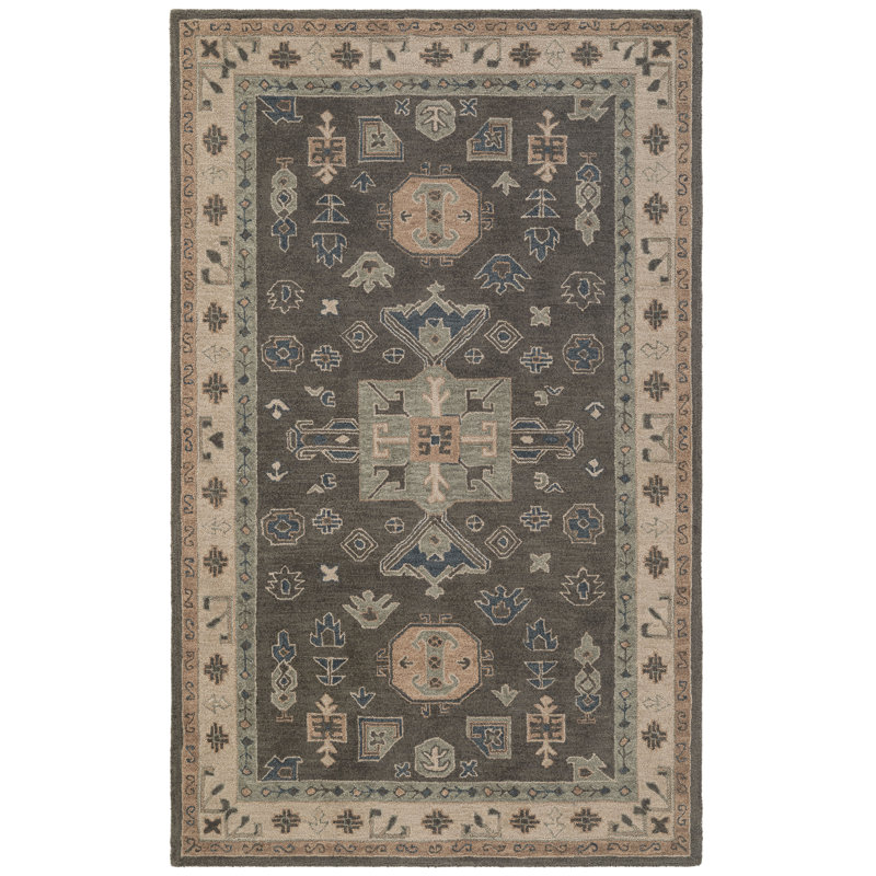Noble Hand Tufted Wool Indoor Rug, 3'x5'