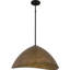 Luminaire suspendu noir mat 4 lumières Ariel