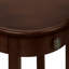 Table d'appoint, 2 niveaux, table de bout, table d'appoint, ronde, table de chevet, lampe, placage, transitionnel