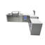 Mont Alpi Premium 82"w X 98"d Deluxe L-shaped Stainless Steel Outdoor Kitchen Island With Refrigerator + Kegerator Beer Dispenser + Faucet & Sink  Combo + 32"w 4-burner Bbq Grill + Storage Cabinets + Cover + Natural Gas Convertible + Lifetime Warranty