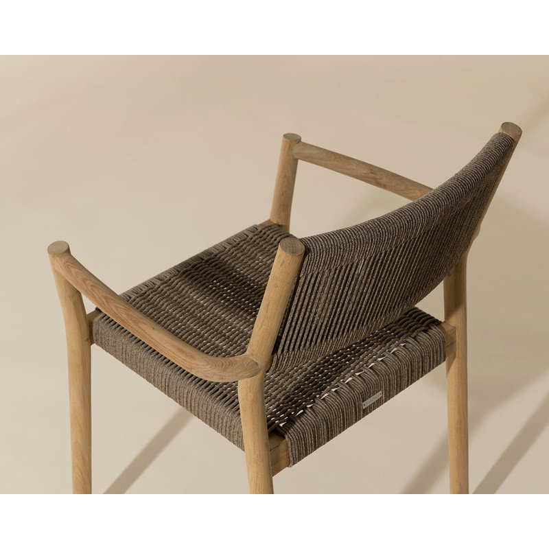 Outdoor Dining Armchair, Natural