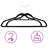 Materse Non-Slip Standard Hanger-1787948189