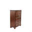 Commode de style chambre à coucher avec tiroirs en cerisier foncé 1 pièce