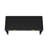 Grace 54" Modern Home Office Desk with 2 Drawers in Black and Gold-2060027965