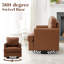 Fauteuil pivotant en similicuir-1102765302