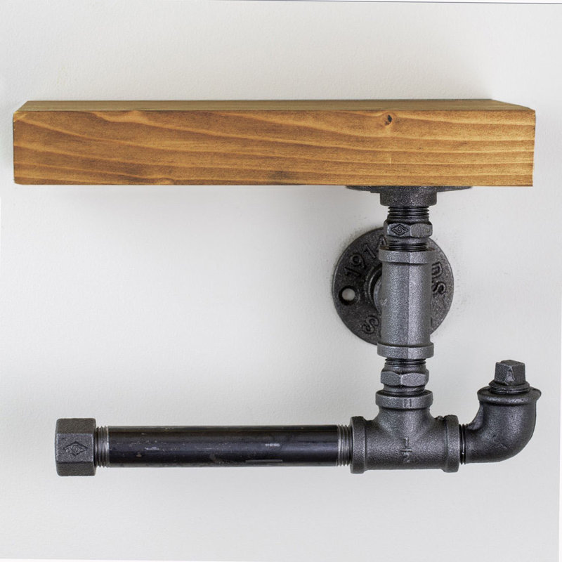 Spenser Solid Wood Accent Shelf