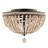 Solid Wood Semi Flush Mount