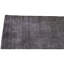 Tapis argent / noir / gris noué à la main de haute qualité