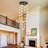 33 - Light Unique LED Dimmable Pendant Light Long Staircase Chandelier