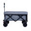 Wagon pliable avec hayon rallongé, housses imperméables résistantes à la poussière et aux rayons UV, 400 lb robustes, grandes roues tout-terrain-123510068