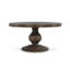 Brookside 60" Round Mango Wood Dinning Table In Cocoa Brown