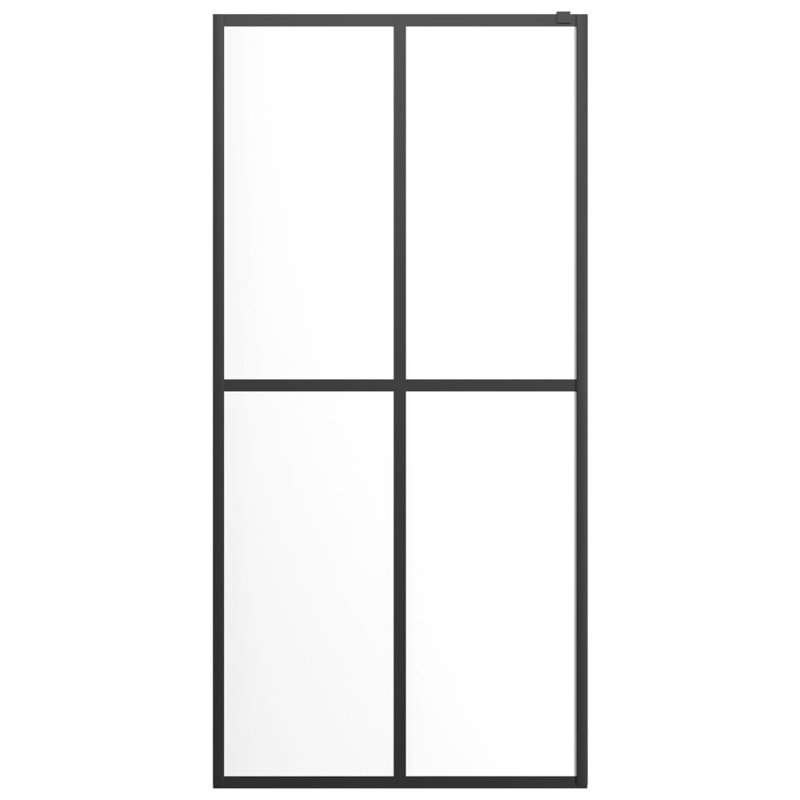 Talcott 195mm H Pivot Framed Walk In Screen with Clear Glass, 195cm H x 80cm W