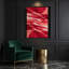 «Abstract Landscape 12», art mural sur toile rouge-880074524