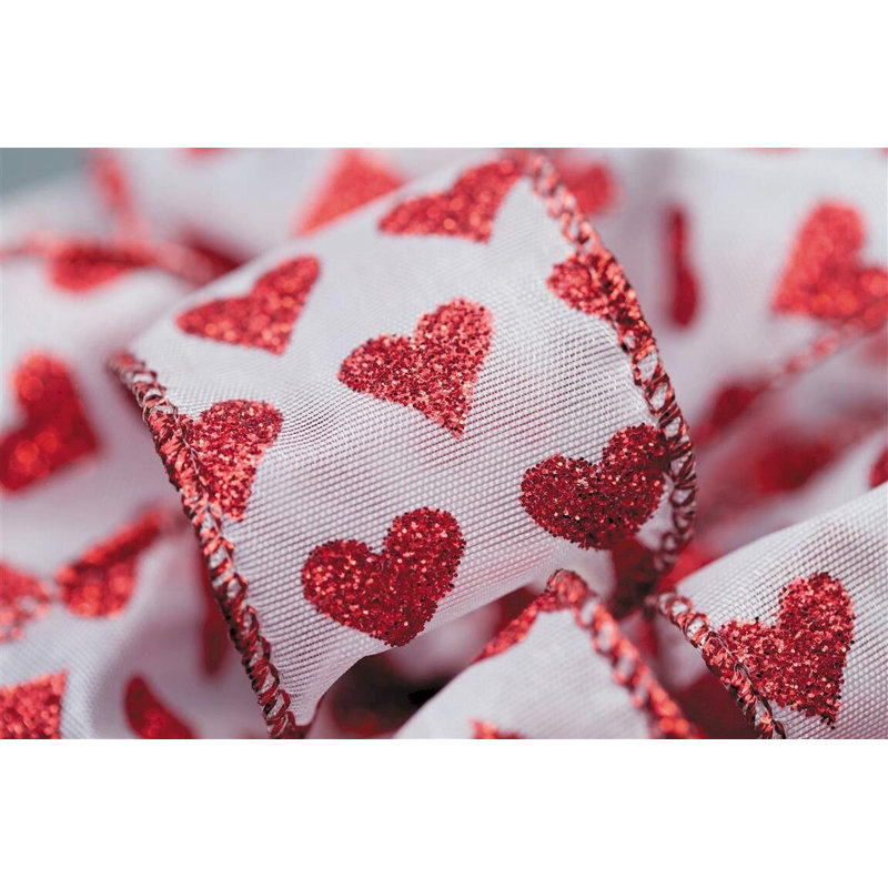 2'' Fabric Ribbon, White
