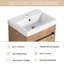 Ensemble de meuble-lavabo simple 18 po avec 1 porte et lavabo en céramique Riverton-2020132064-2020132066-2042514063