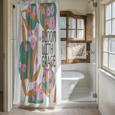 Artistic Boho Petals - Rideau de douche standard 1 pièce