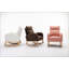 015-Teddy Fabric Rocking Chair With Right Pocket For Indoor