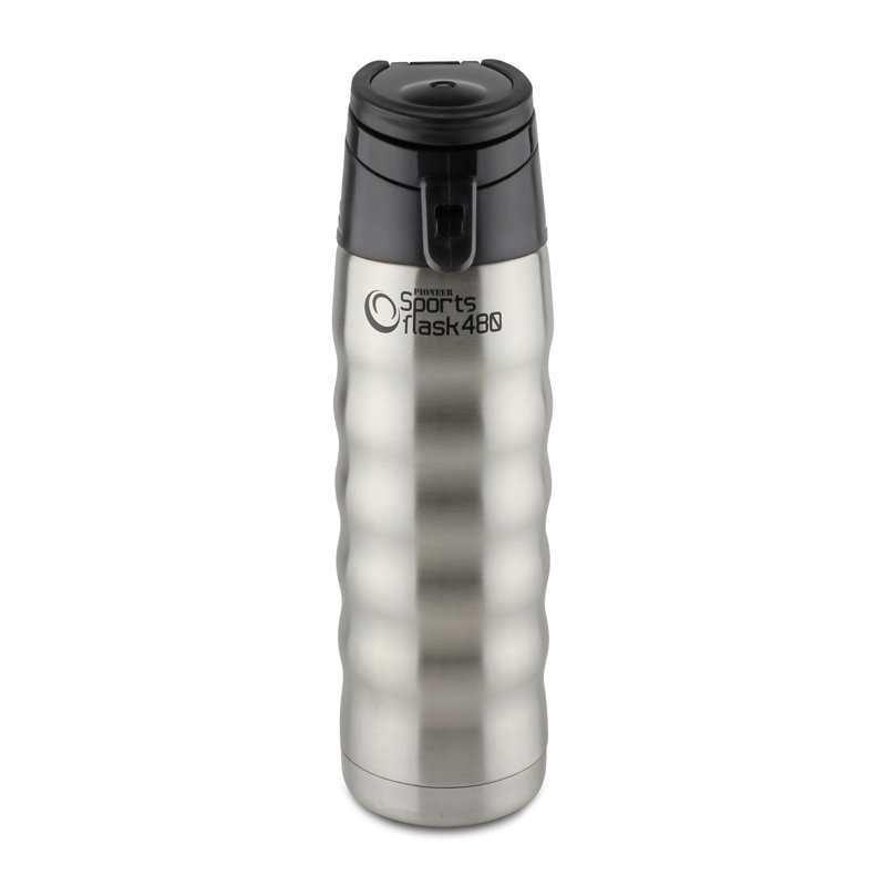Grunwerg Pioneer Stainless Steel Travel Mug, Stainless Steel