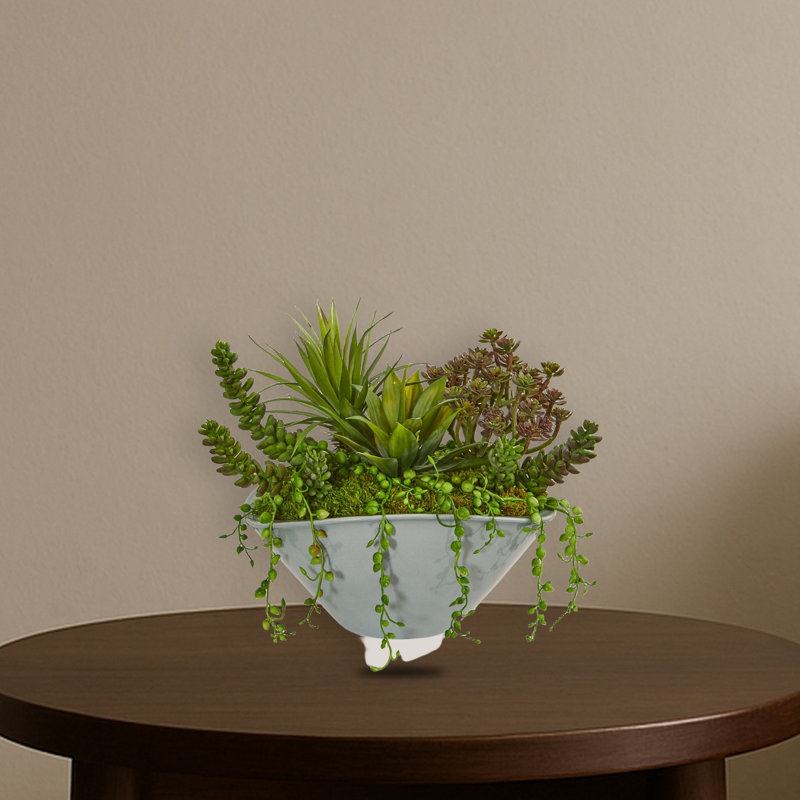 Succulent Garden Artificial Plant in Vase