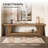 63" Wooden Entryway Bench With Storage Shelf-294947215