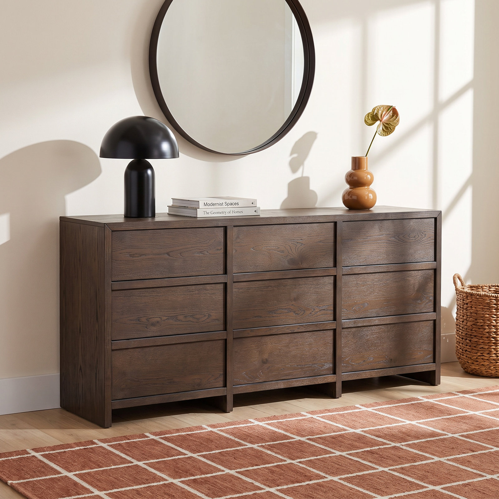 73" Oak Dresser