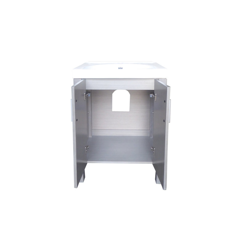 24'' Single Bathroom Vanity with Ceramic Top